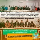 1º Sessão Solene 2022