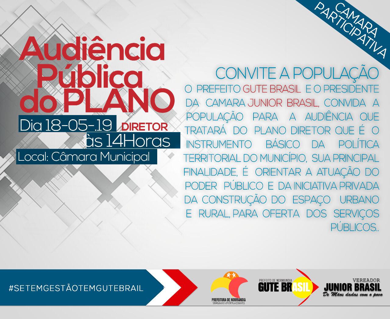 Audiência Pública do Plano